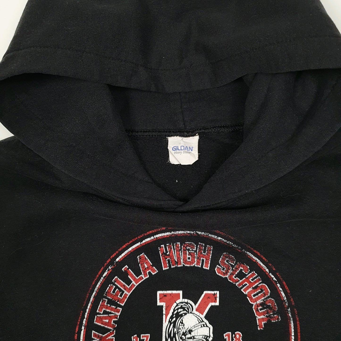 Mens Black Gildan Knights Wrestling Hoodie Jumper