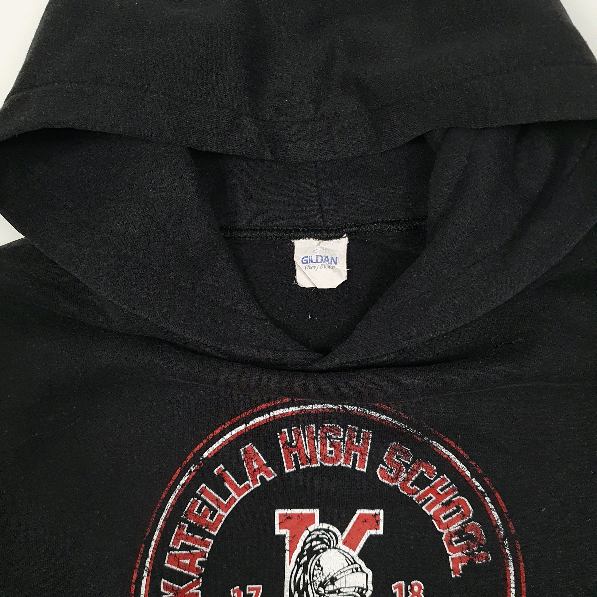Mens Black Gildan Knights Wrestling Hoodie Jumper