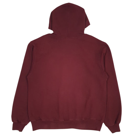 Mens Burgundy Champion  Hoodie Jumper