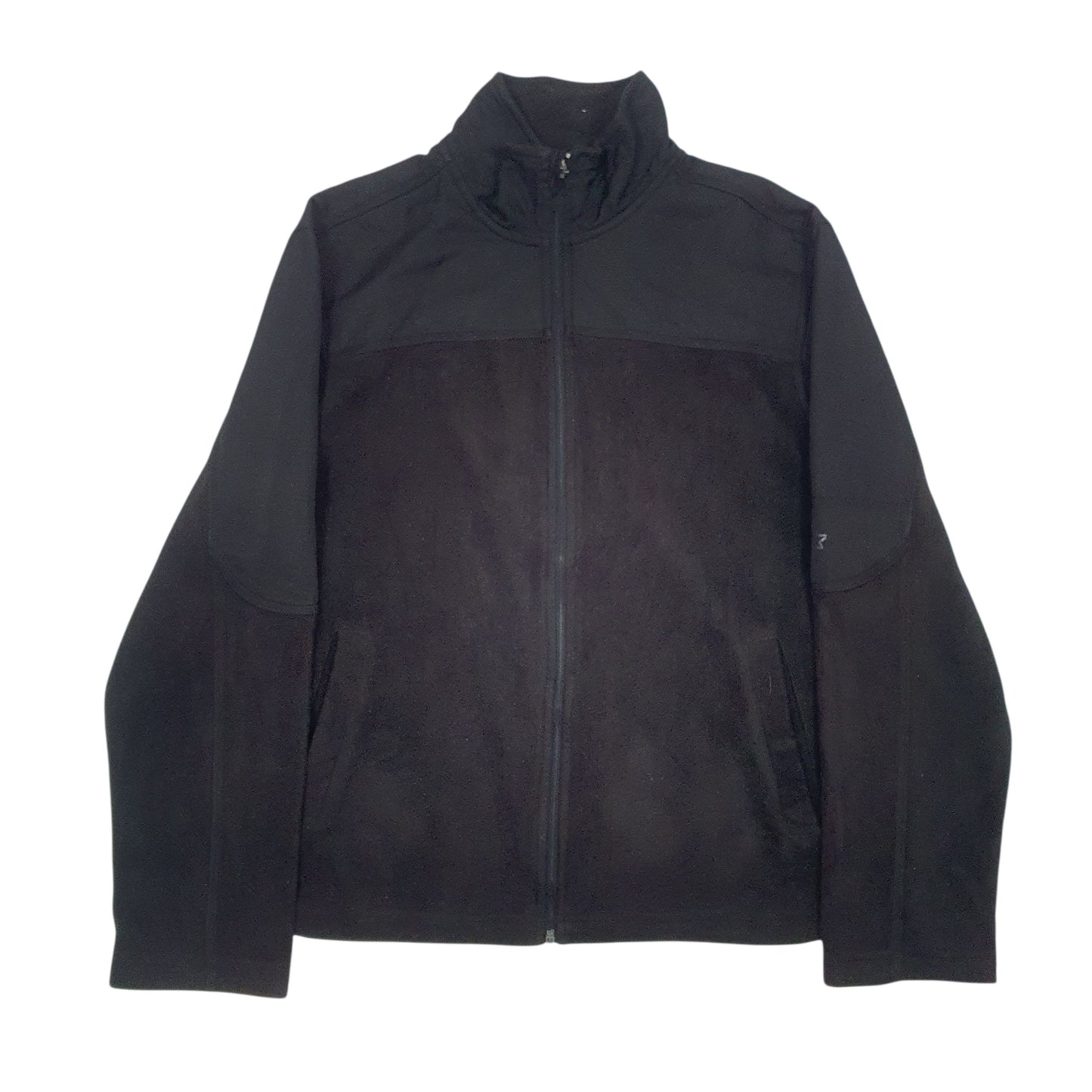 Mens Black Starter  Full Zip Jumper
