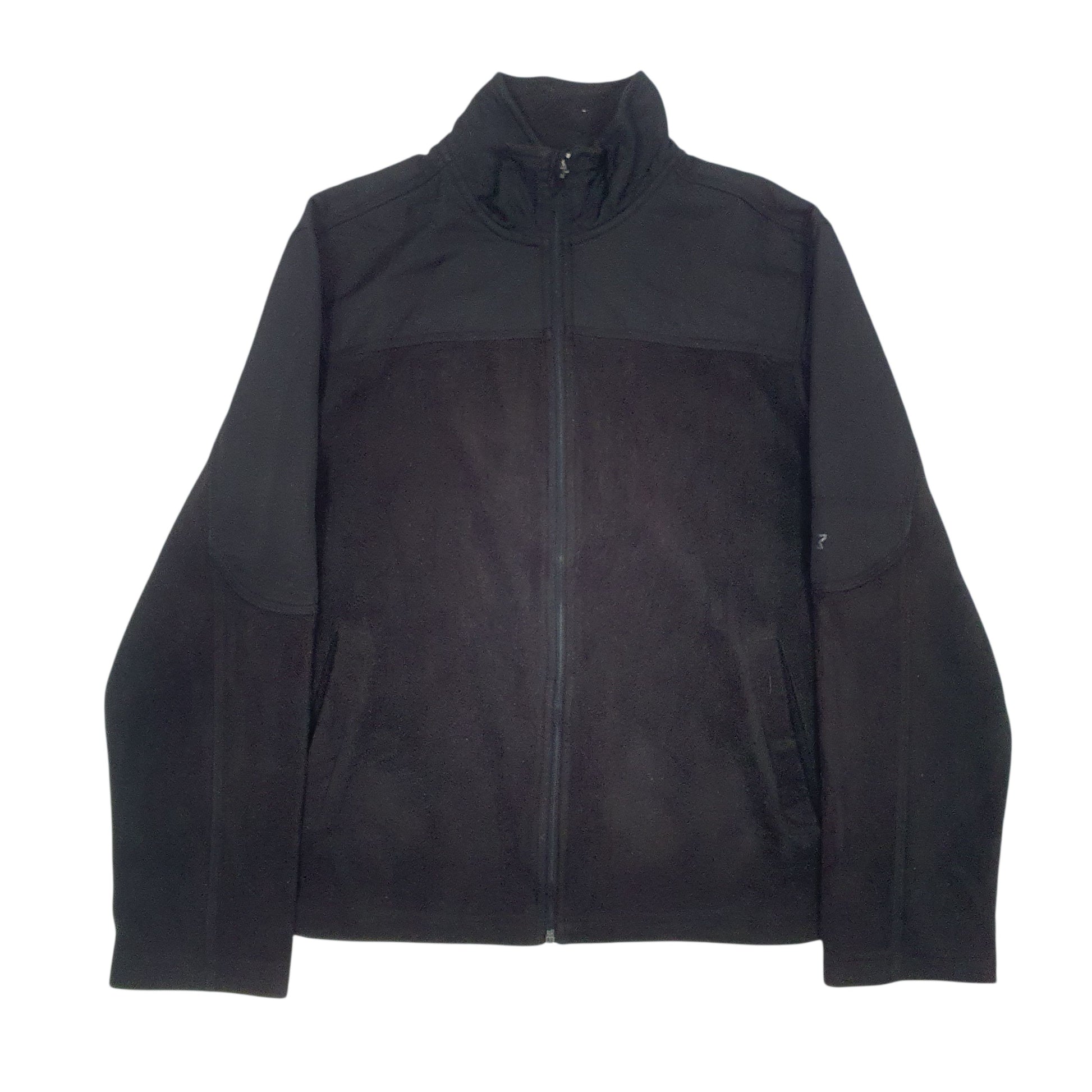 Mens Black Starter  Full Zip Jumper