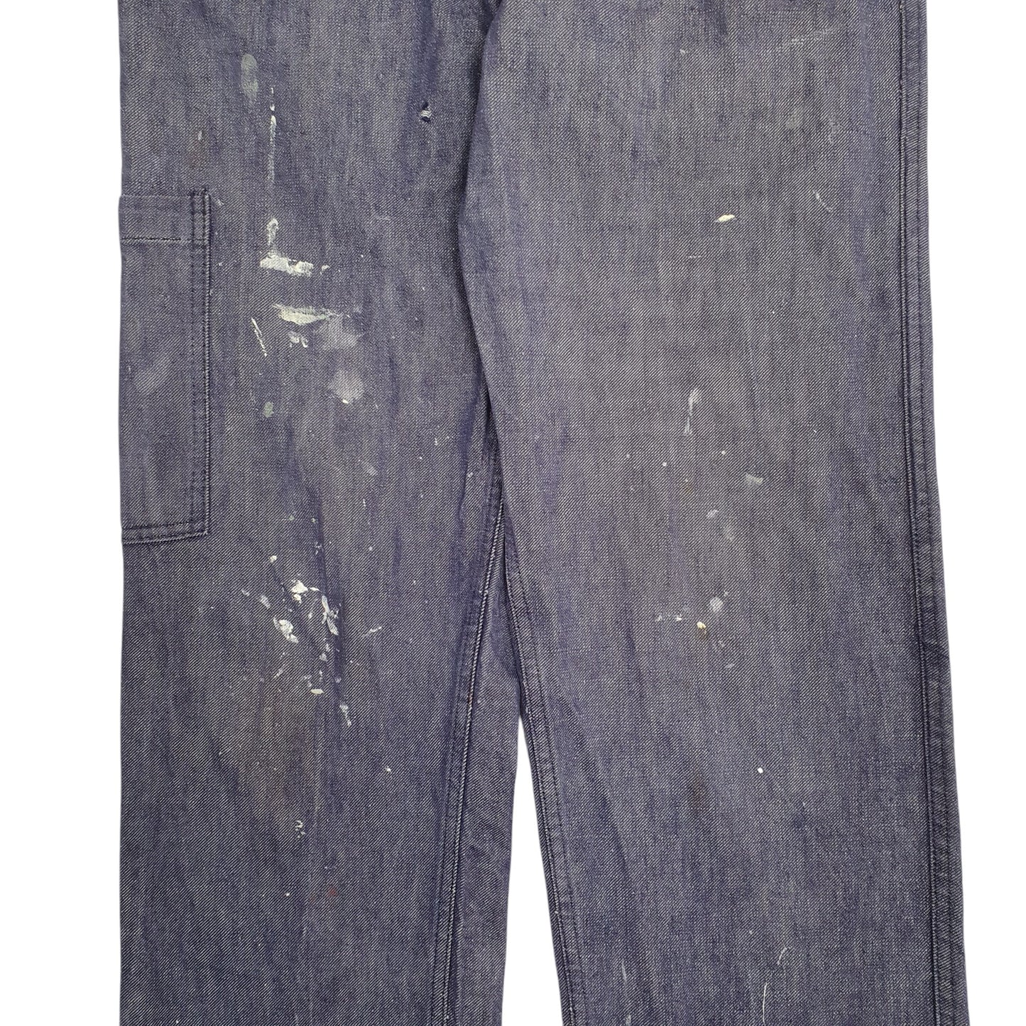 Mens Blue Unbranded Vintage French Full Zip Jeans