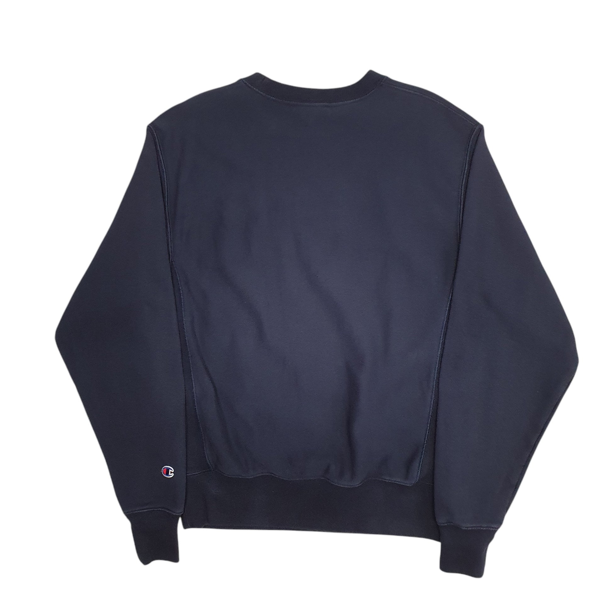 Mens Navy Champion Reverse Weave Crewneck Jumper