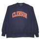 Mens Navy Champion Vintage 90s Reverse Weave Clemson Crewneck Jumper