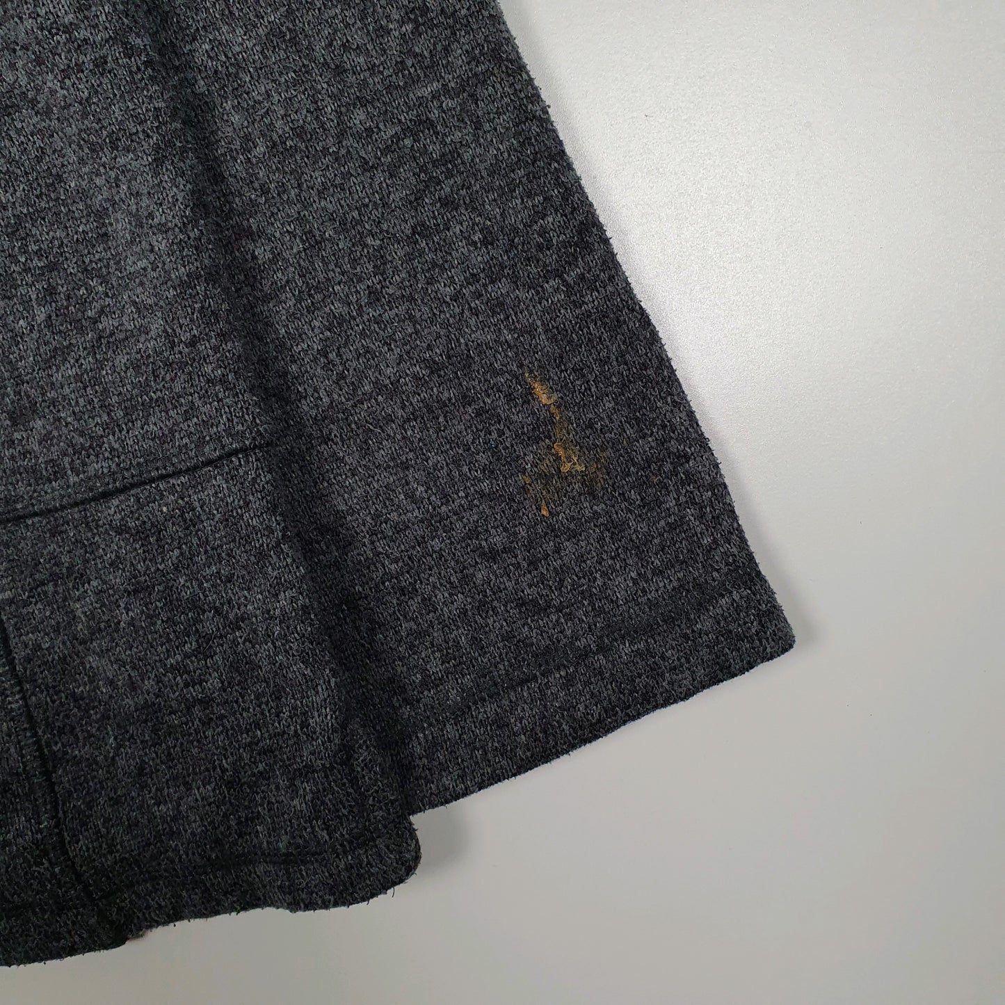 Mens Grey Woolrich  Quarter Zip Jumper