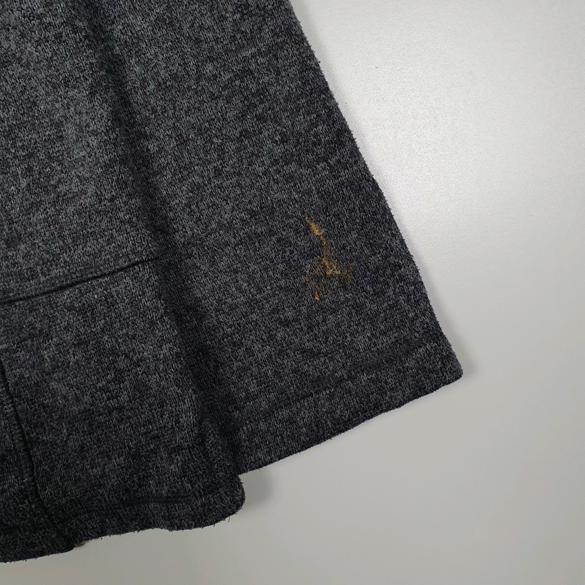 Mens Grey Woolrich  Quarter Zip Jumper