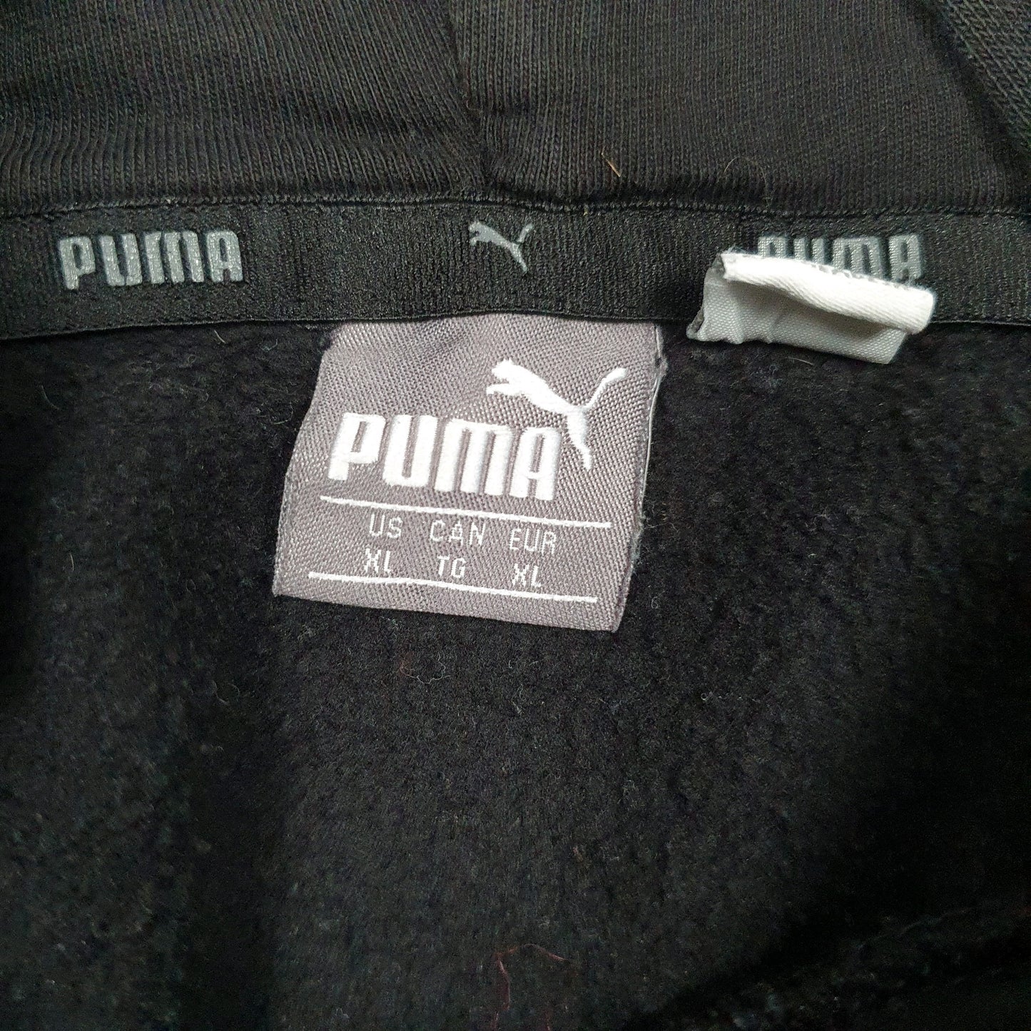Mens Black Puma  Hoodie Jumper