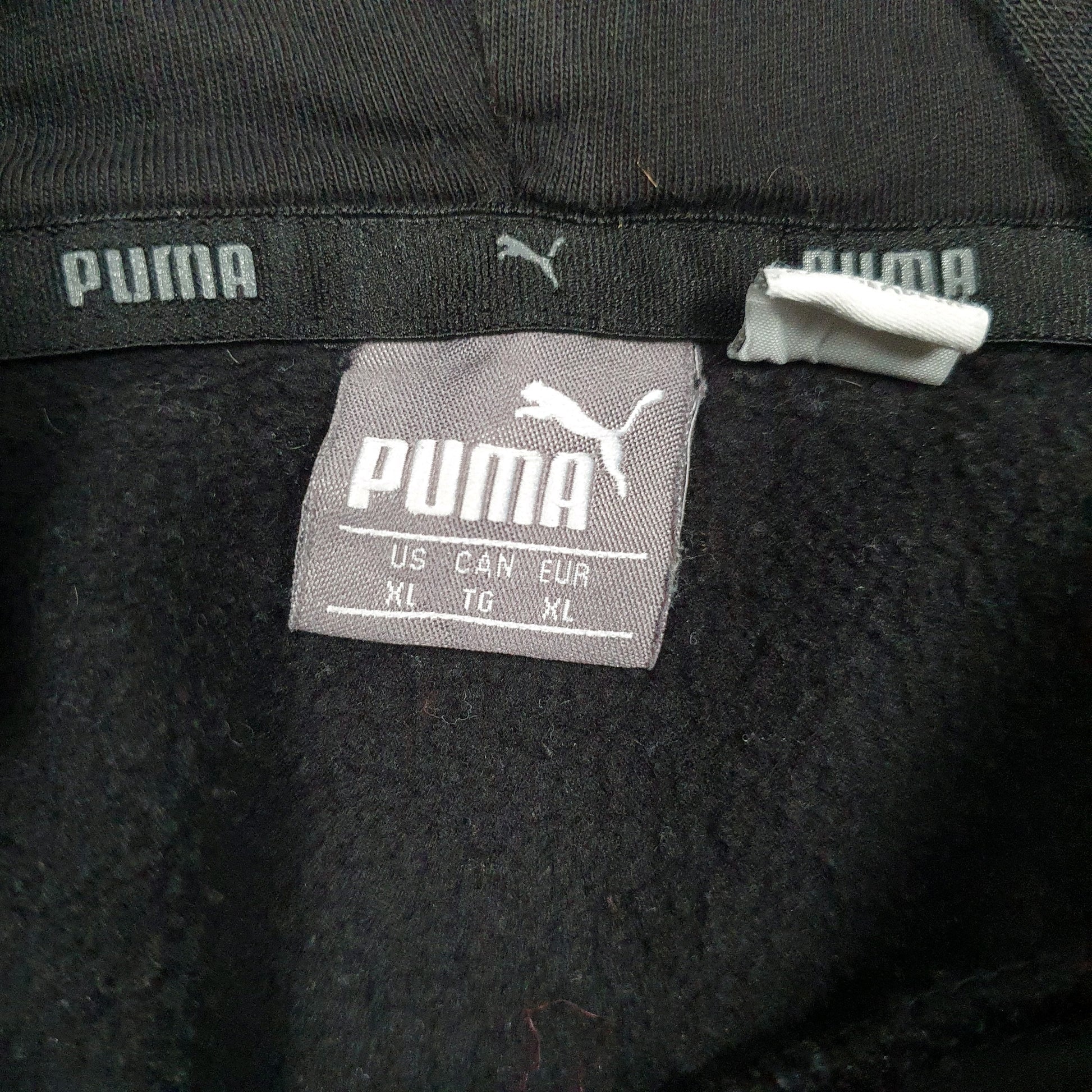 Mens Black Puma  Hoodie Jumper