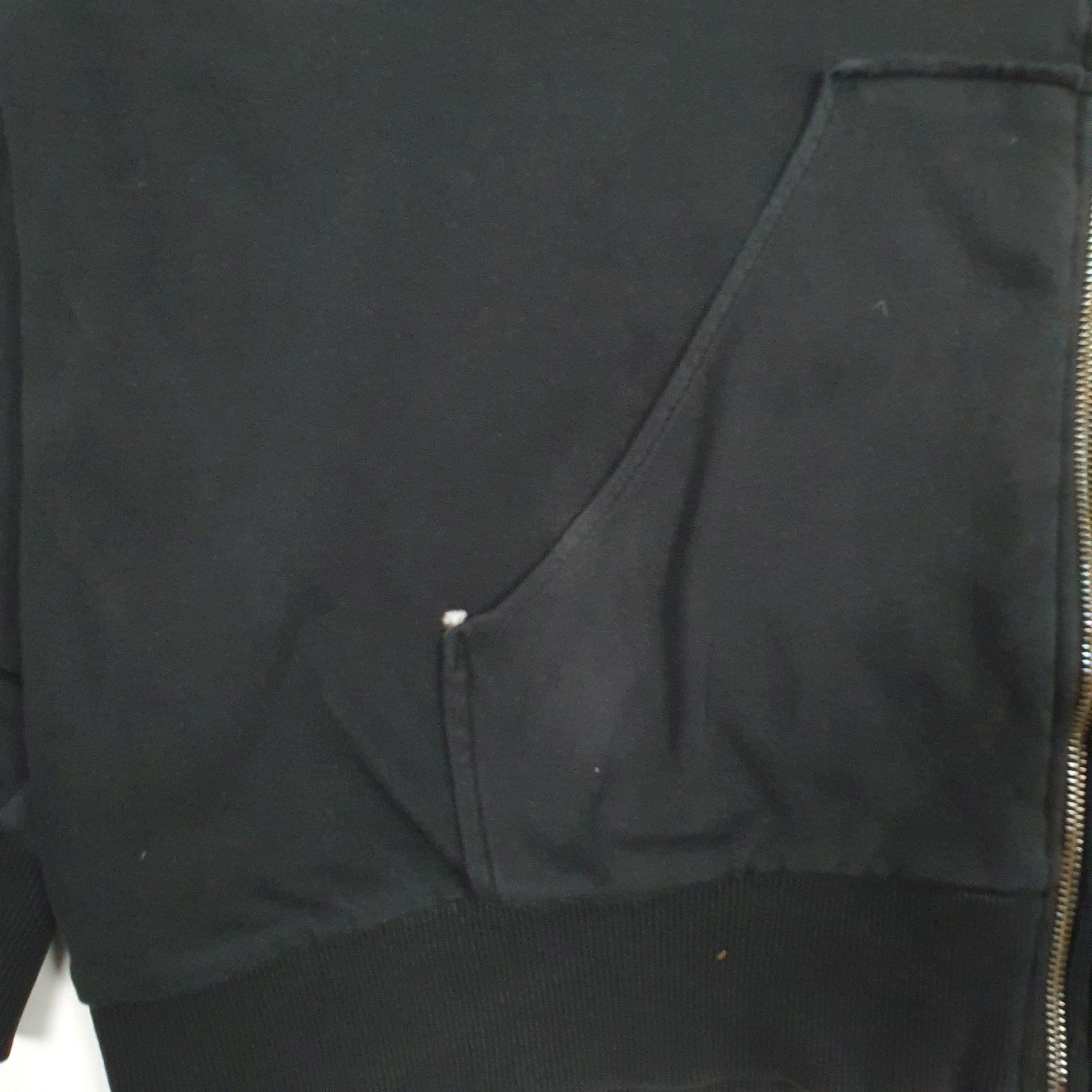 Mens Black Dickies Hoodie Full Zip Jumper