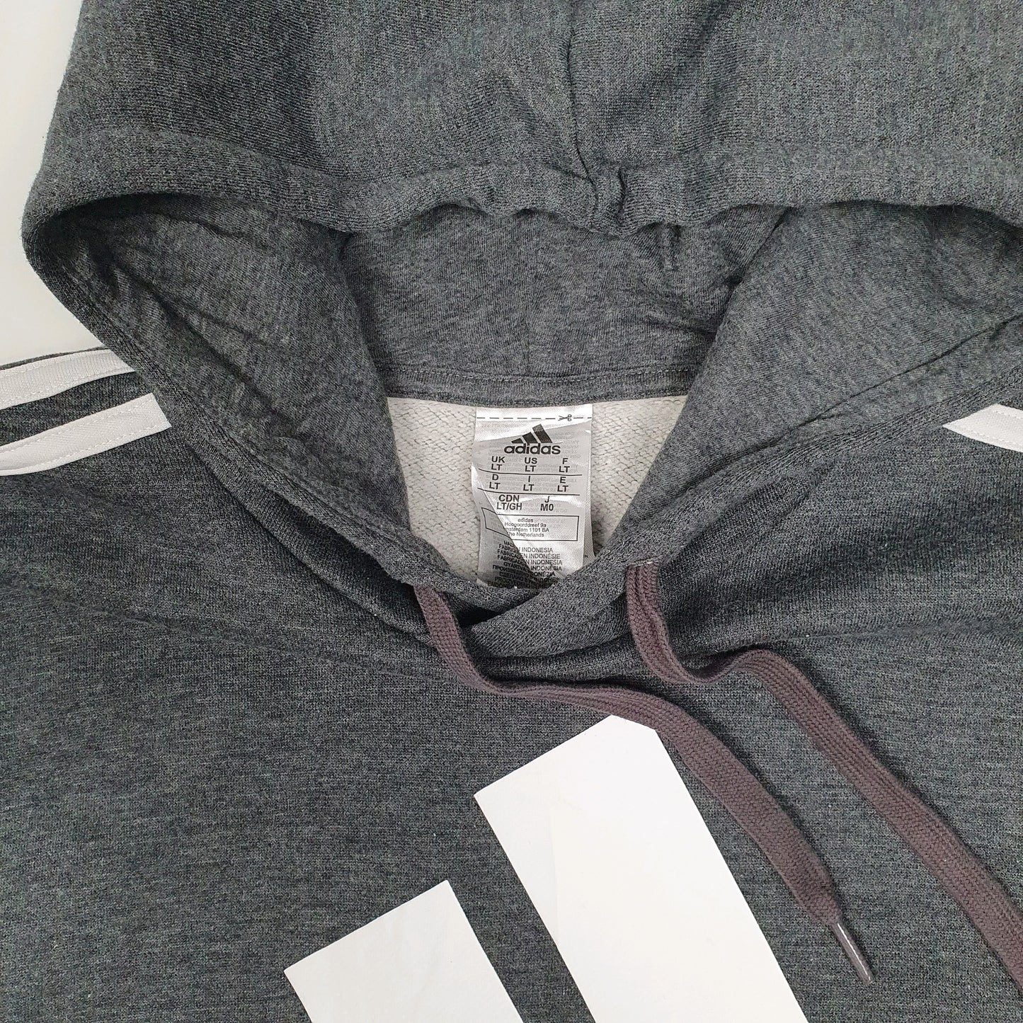 Mens Grey Adidas  Hoodie Jumper