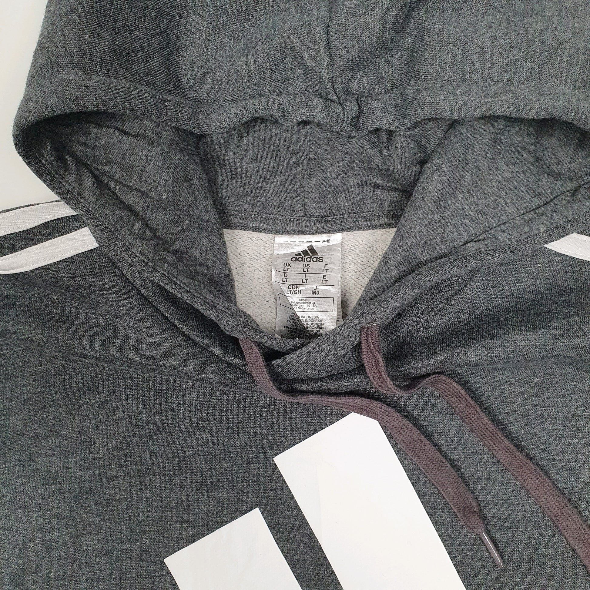 Mens Grey Adidas  Hoodie Jumper