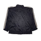 Mens Black Adidas Vintage 90s Concealed Hood  Coat