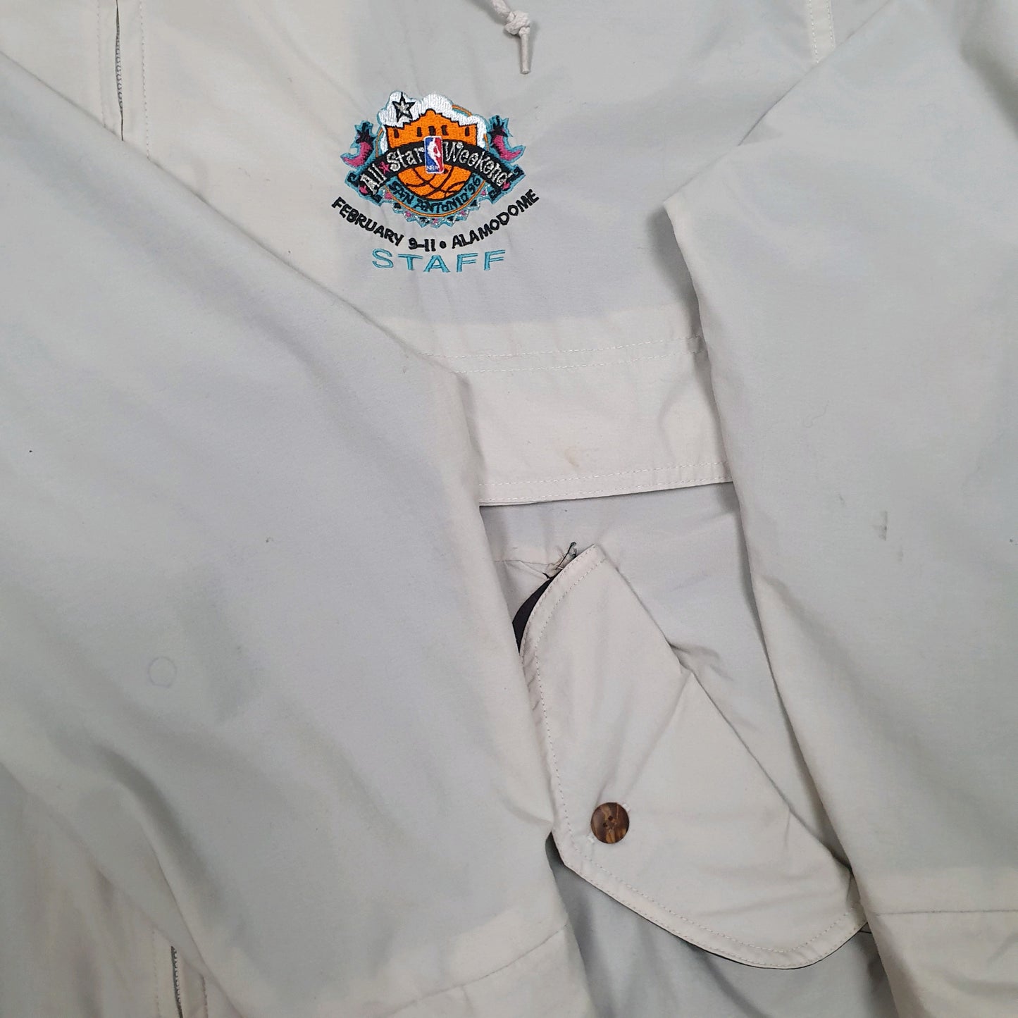 Mens Grey Lee Vintage 90s 1996 NBA All Star Weekend  Coat