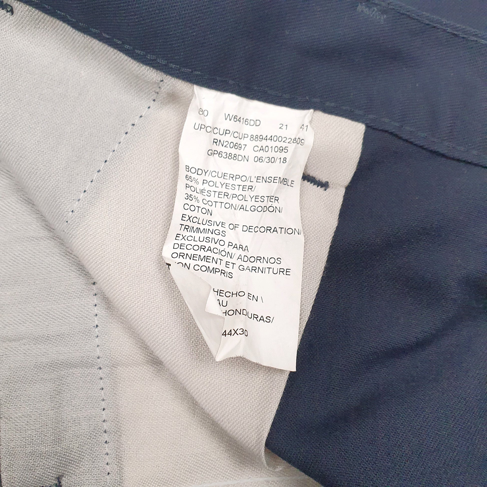 Mens Navy Dickies   Trousers