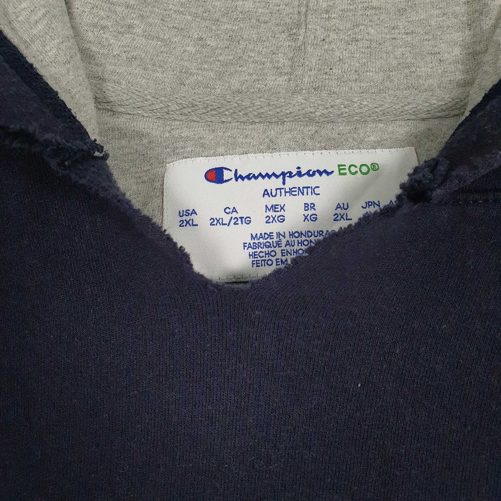 Mens Navy Champion  Hoodie Jumper