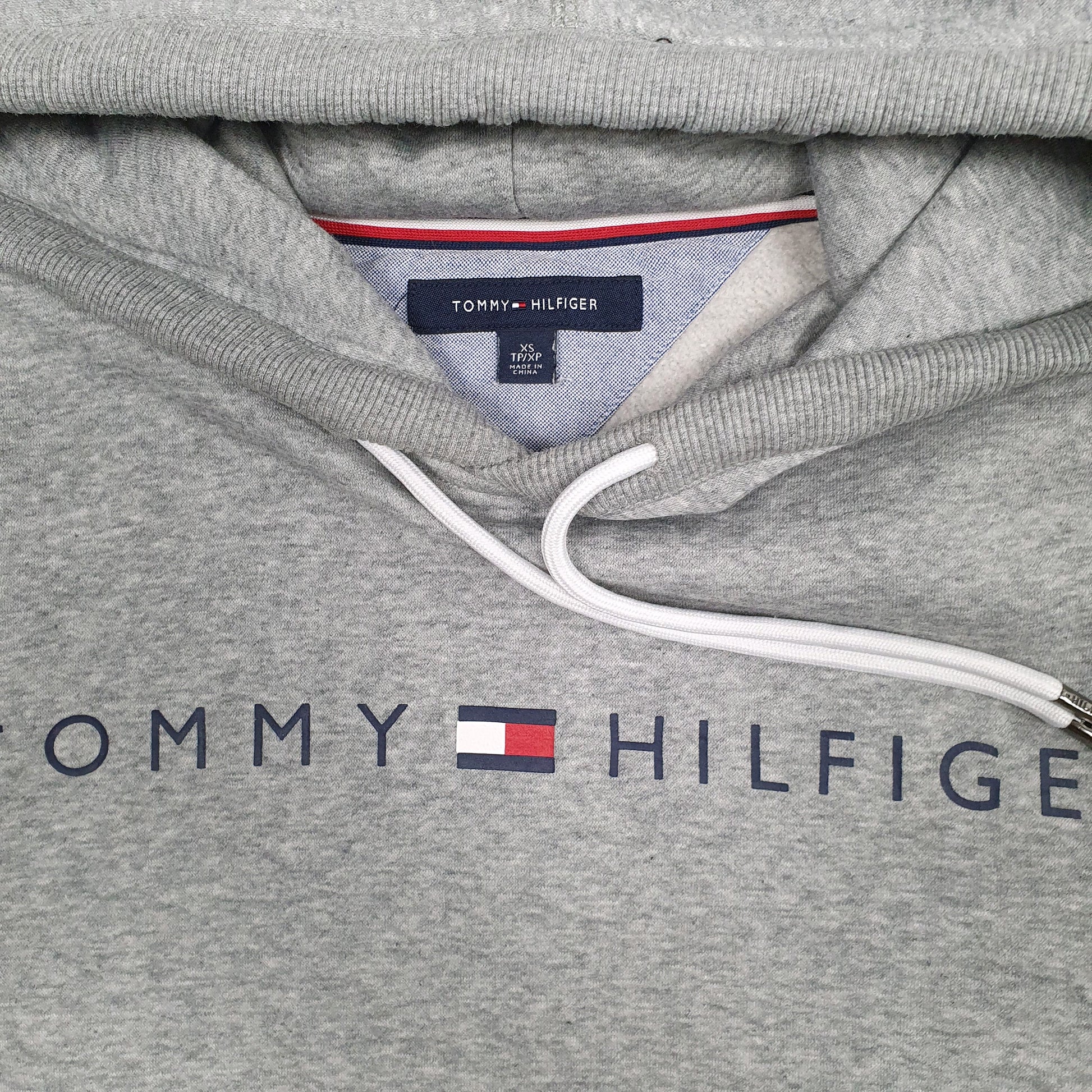 Mens Grey Tommy Hilfiger  Hoodie Jumper
