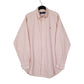 Mens Pink Polo Ralph Lauren Vintage 90s Long Sleeve Shirt