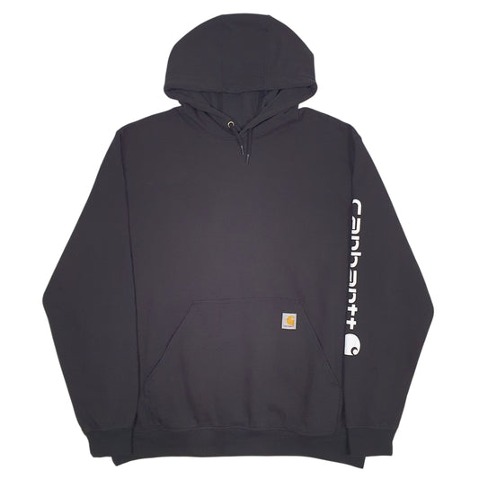 Mens Black Carhartt  Hoodie Jumper