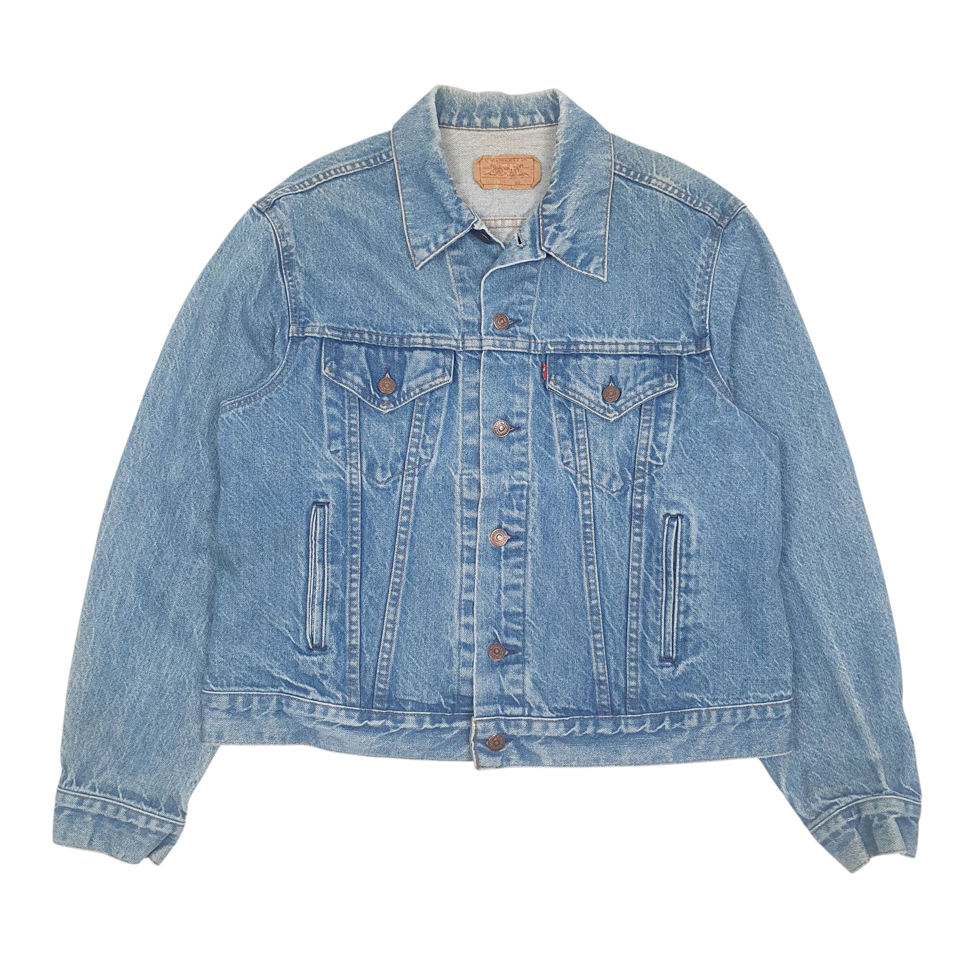 Mens Blue Levis Vintage 90s Type 3 Trucker  Coat