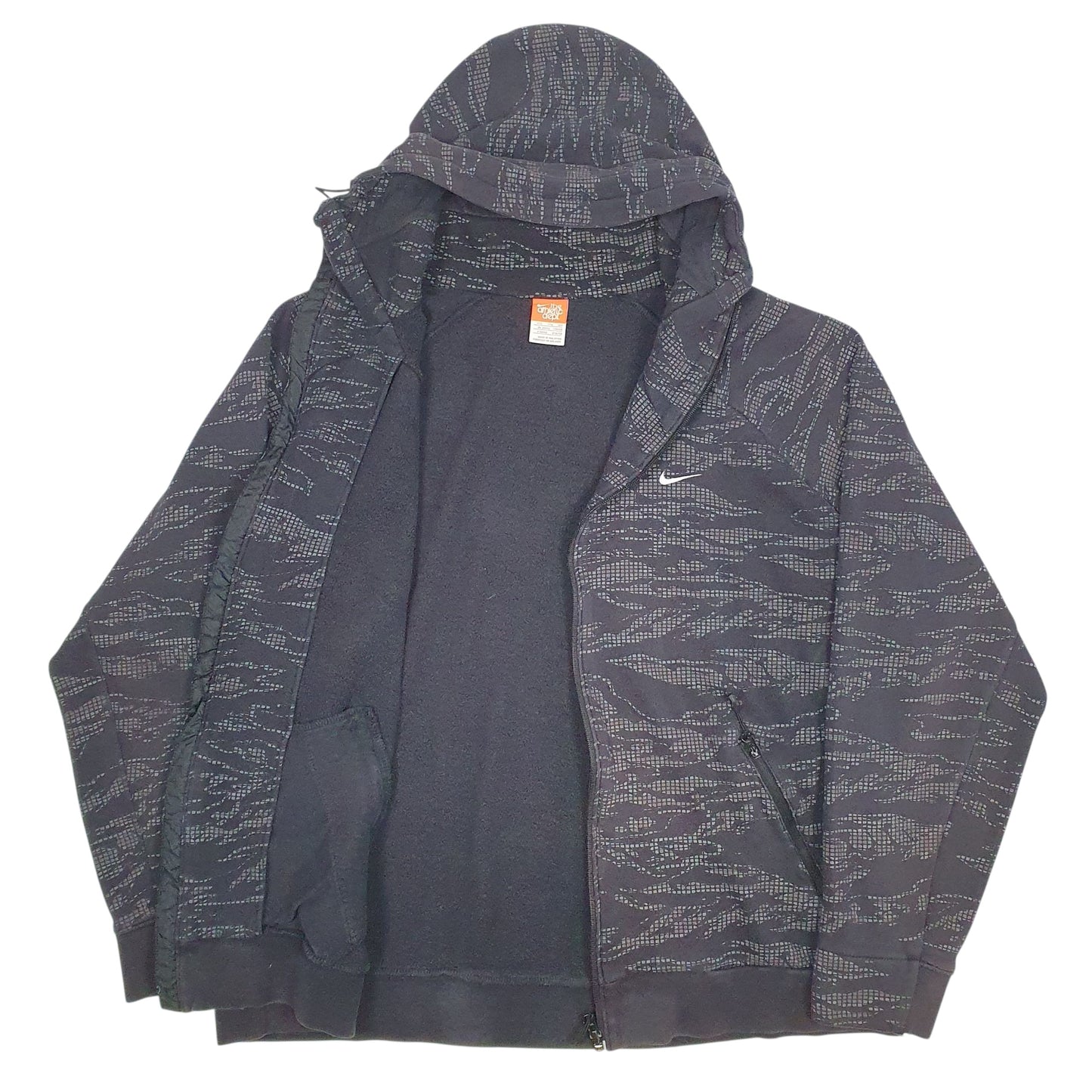 Mens Black Nike  Full Zip Jumper