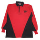 Mens Red Barbarian University of Arkansas Long Sleeve Polo Shirt