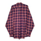 Mens Red L.L.Bean US Coast Guard Tartan  Shirt