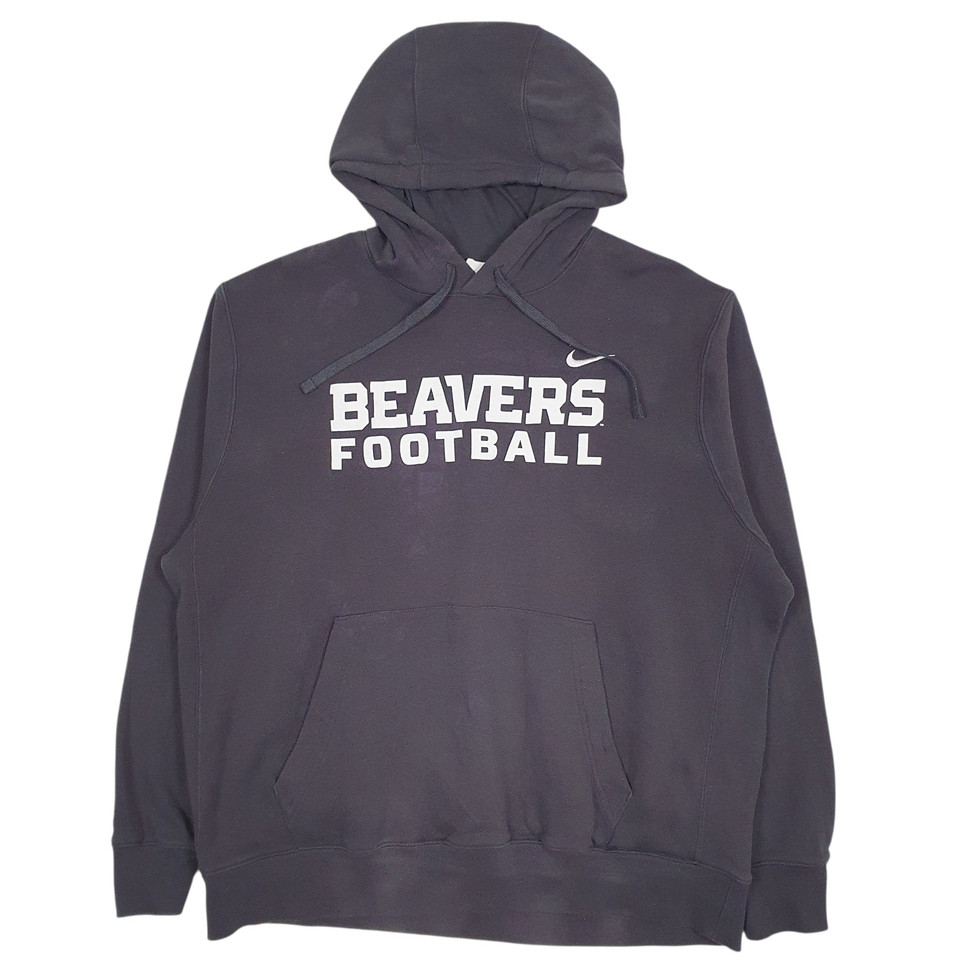 Mens Grey Nike Beavers Football Hoodie Jumper