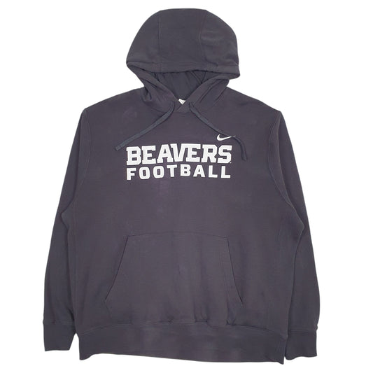 Mens Grey Nike Beavers Football Hoodie Jumper