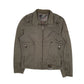 Mens Green Stegol Military Bomber  Coat