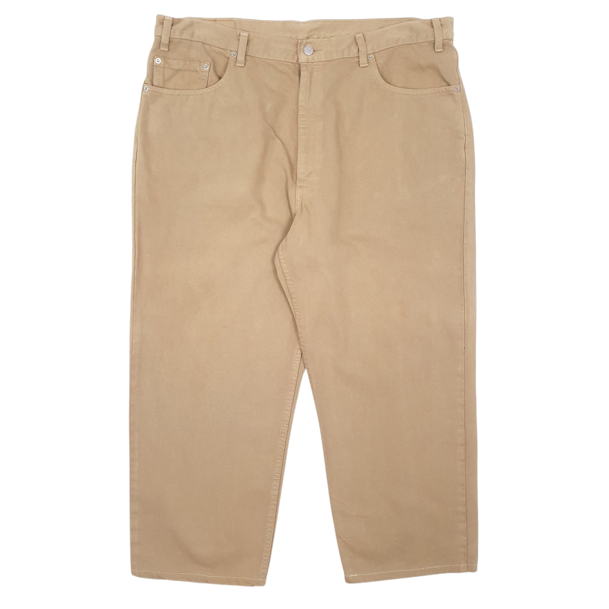 Mens Beige Levis Vintage 90s Made In USA 550 JeansW40 L25