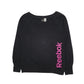 Womens Black Reebok  Crewneck Jumper