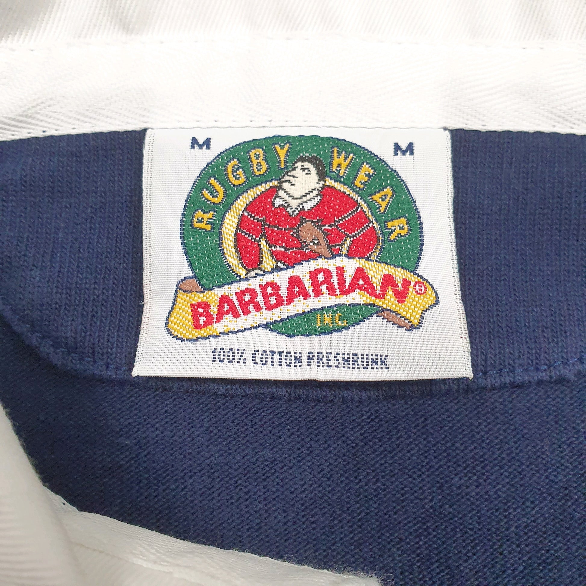 Mens Navy Barbarian Montreal Canadiens  Polo Shirt