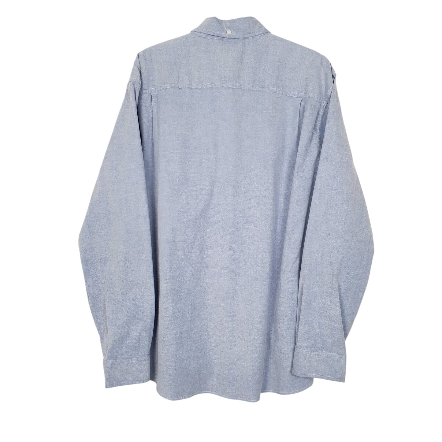 Mens Blue L.L.Bean Stretch  Shirt