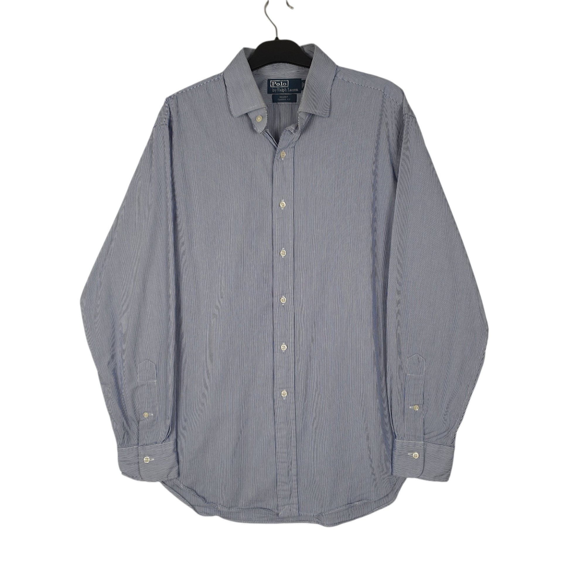 Mens Blue Ralph Lauren Regent Long Sleeve Shirt