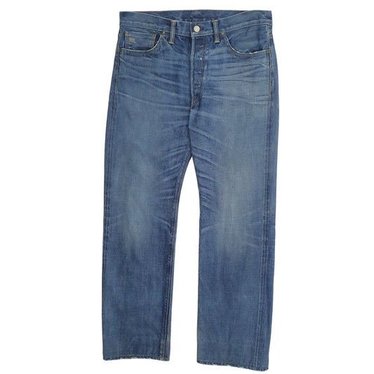 Mens Blue Ralph Lauren RRL Double RL Redline Selvedge JeansW32 L32