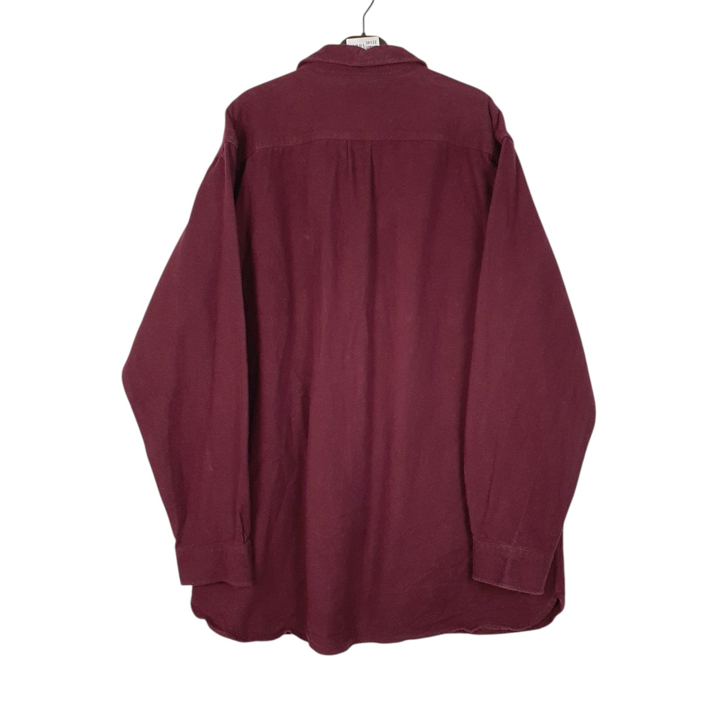Mens Burgundy L.L.Bean Chamois  Shirt