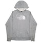 Womens Grey The North Face Spellout Hoodie Jumper