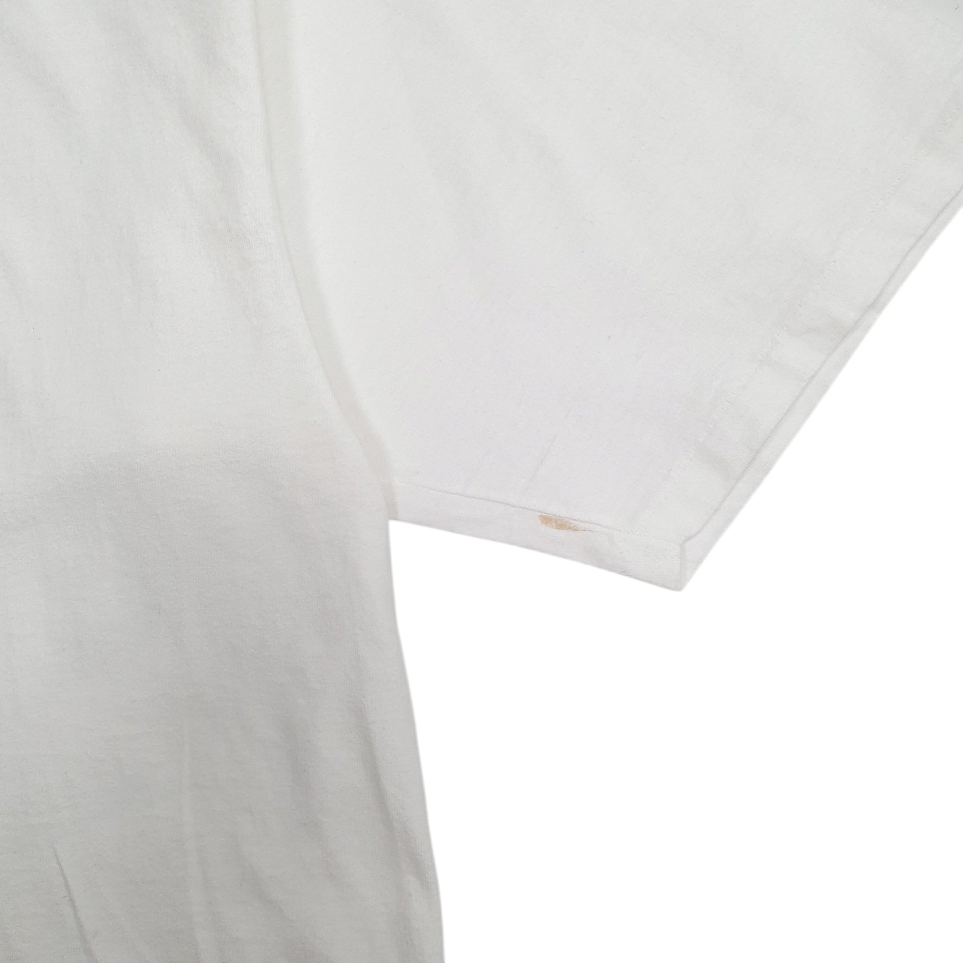 Mens White Speed Zone Single Stitch Vintage 90s Nascar Dupont  T Shirt