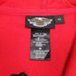 Womens Red Harley Davidson  Full Zip Jumper