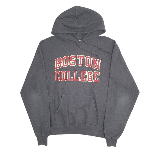 Mens Grey Champion Boston College Hoodie Jumper
