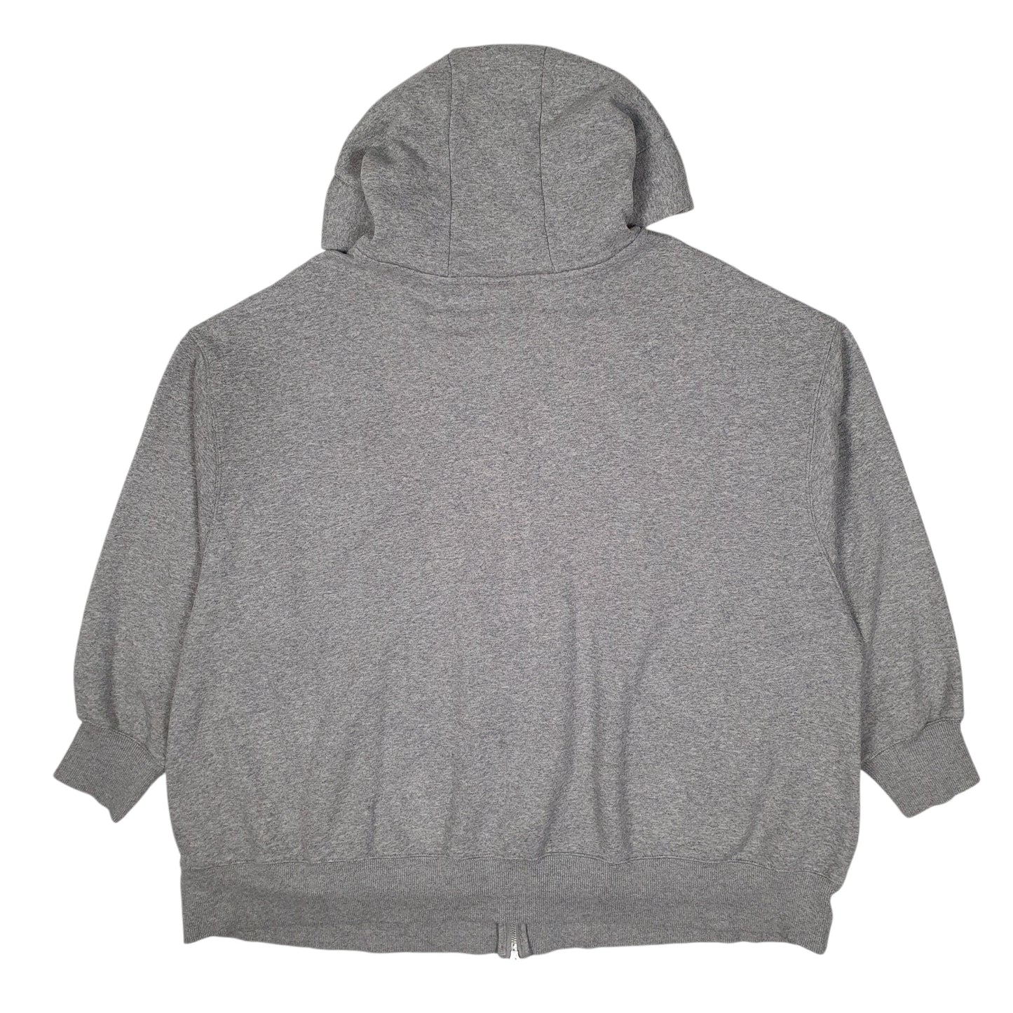 Womens Grey Nike Hoodie Baggy Fit Full Zip Jumper