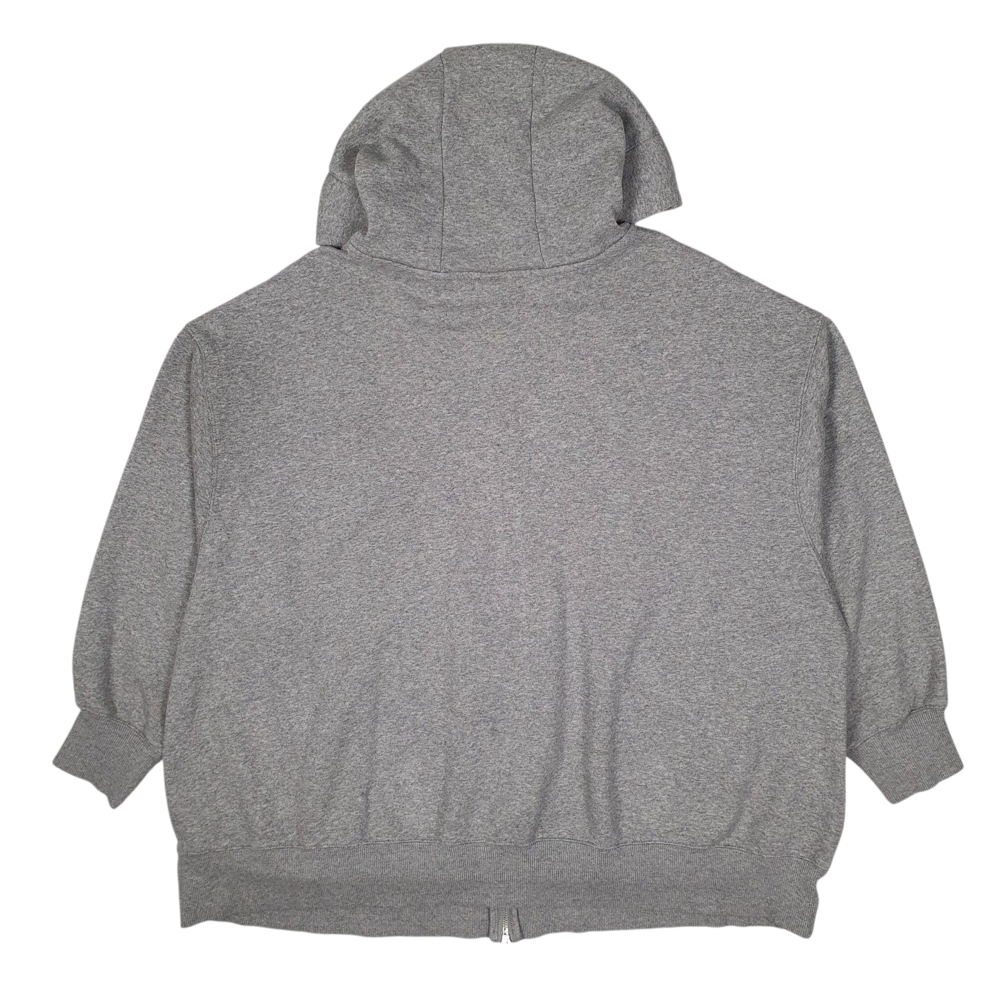 Womens Grey Nike Hoodie Baggy Fit Full Zip Jumper