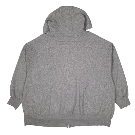 Womens Grey Nike Hoodie Baggy Fit Full Zip Jumper
