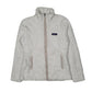 Womens White Patagonia Los Gatos Fleece Fluffy  Coat