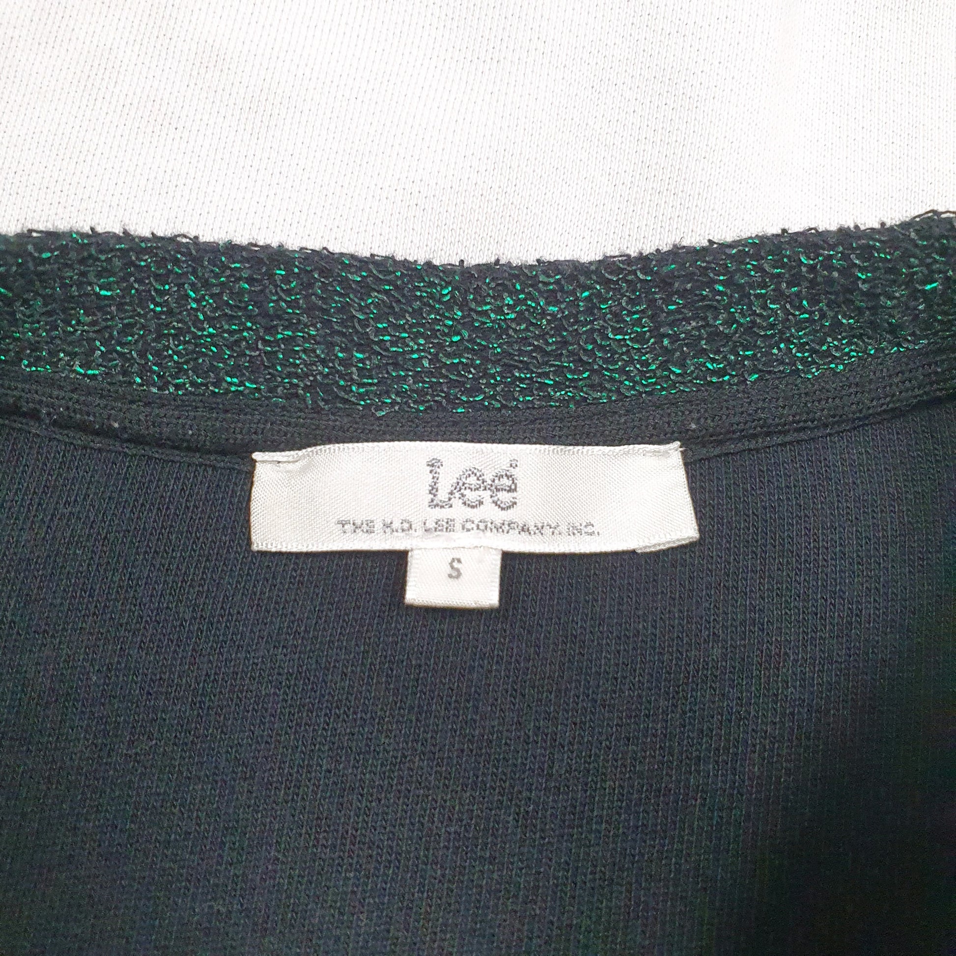 Womens White Lee  Crewneck Jumper