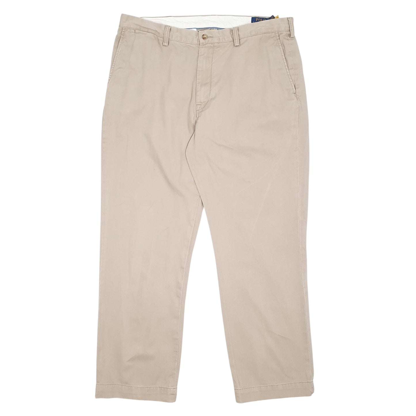 Mens Beige Polo Ralph Lauren Classic Fit Chino Trousers