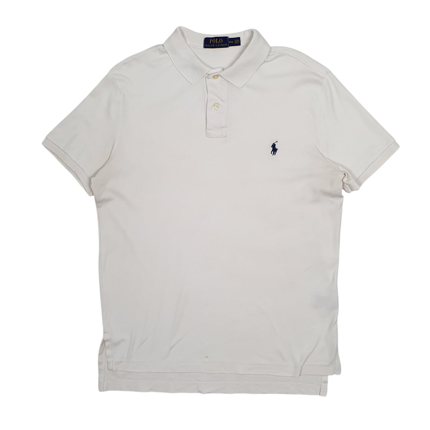 Mens White Polo Ralph Lauren  Short Sleeve Polo Shirt
