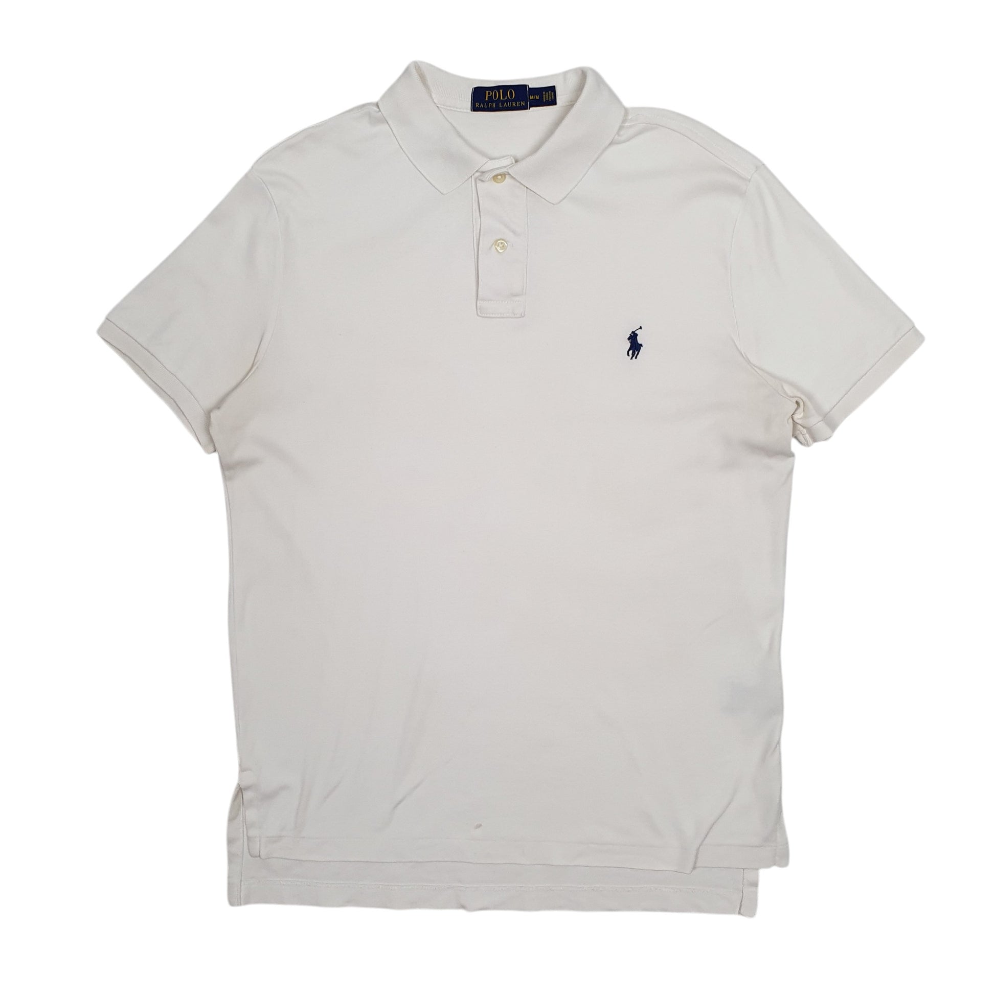 Mens White Polo Ralph Lauren  Short Sleeve Polo Shirt