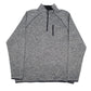 Mens Grey Lee  Quarter Zip Jumper