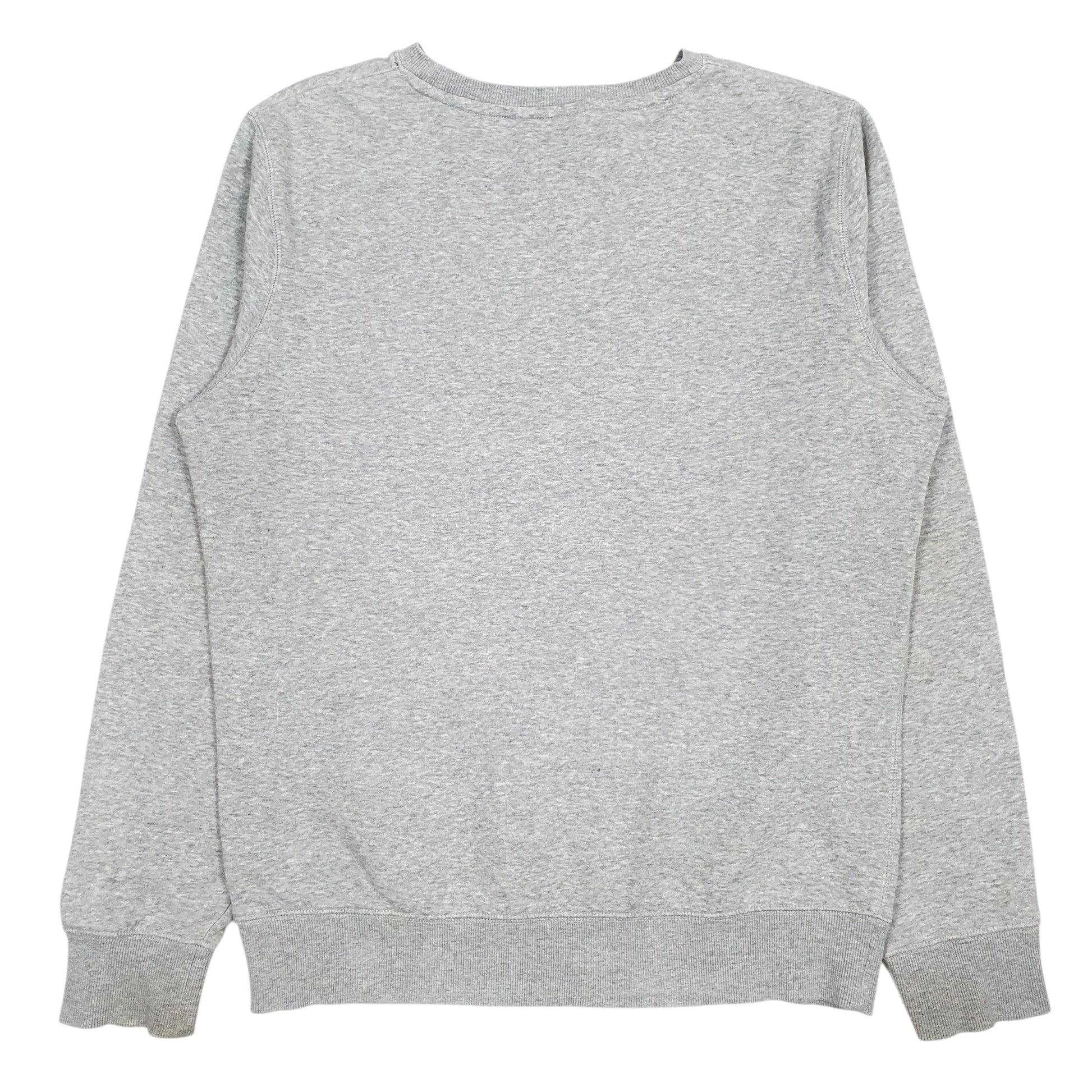 Mens Grey Champion Spellout Crewneck Jumper